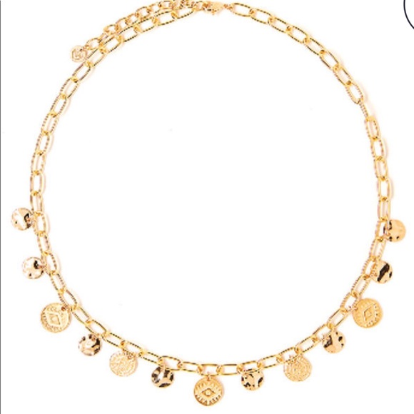 Tess + Tricia Multi Charm Eye Necklace - Picture 2 of 2